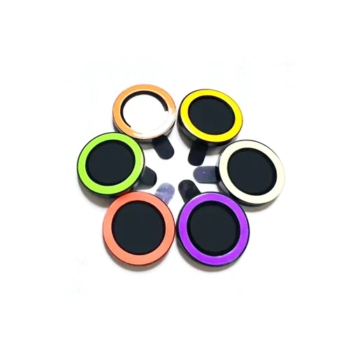 Защитные светящиеся линзы для объектива камеры iPhone 15 